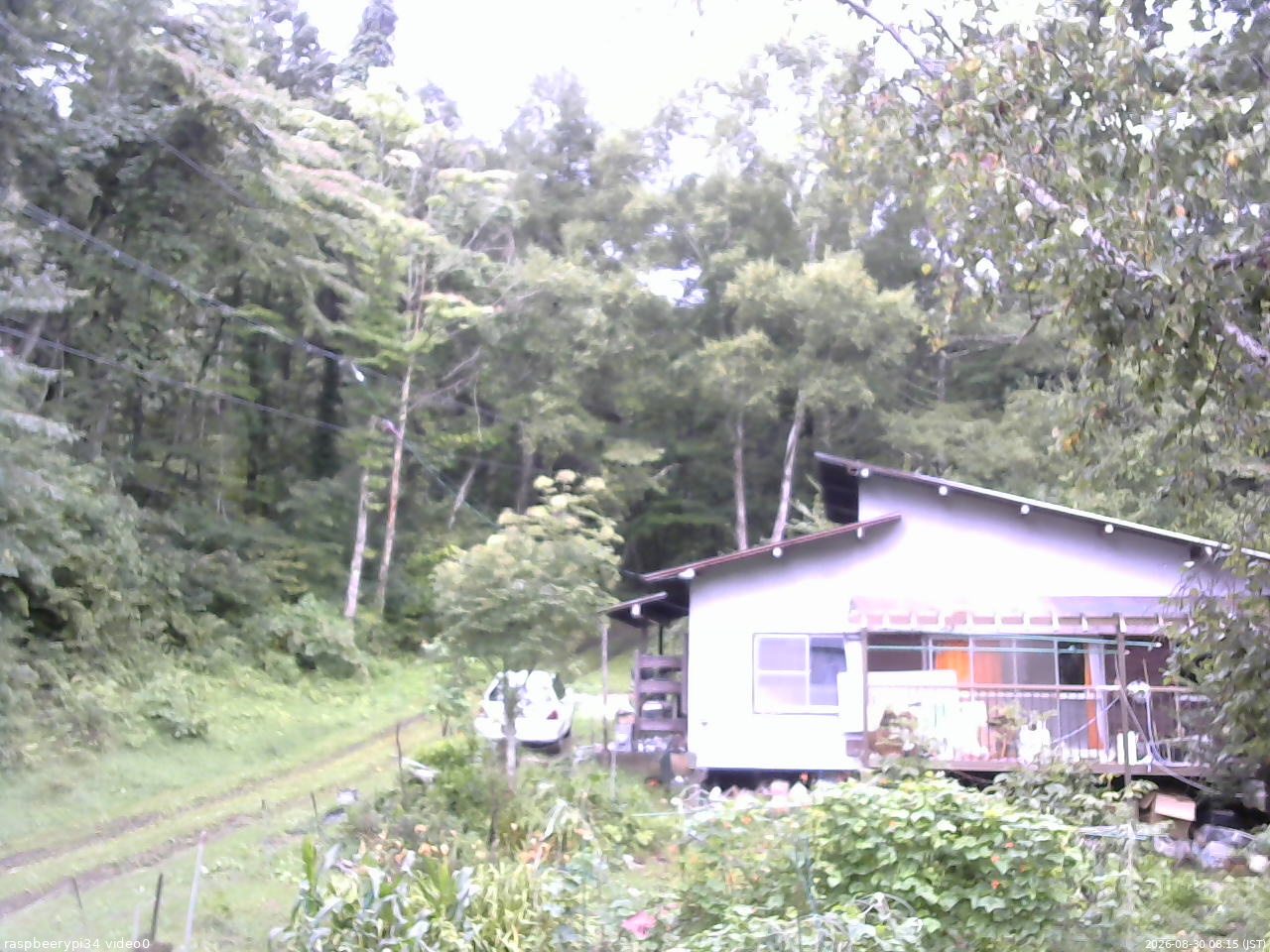 長野県菅平高原 ゆたか山荘 西側(坂上) 2026/08/30 08:15
