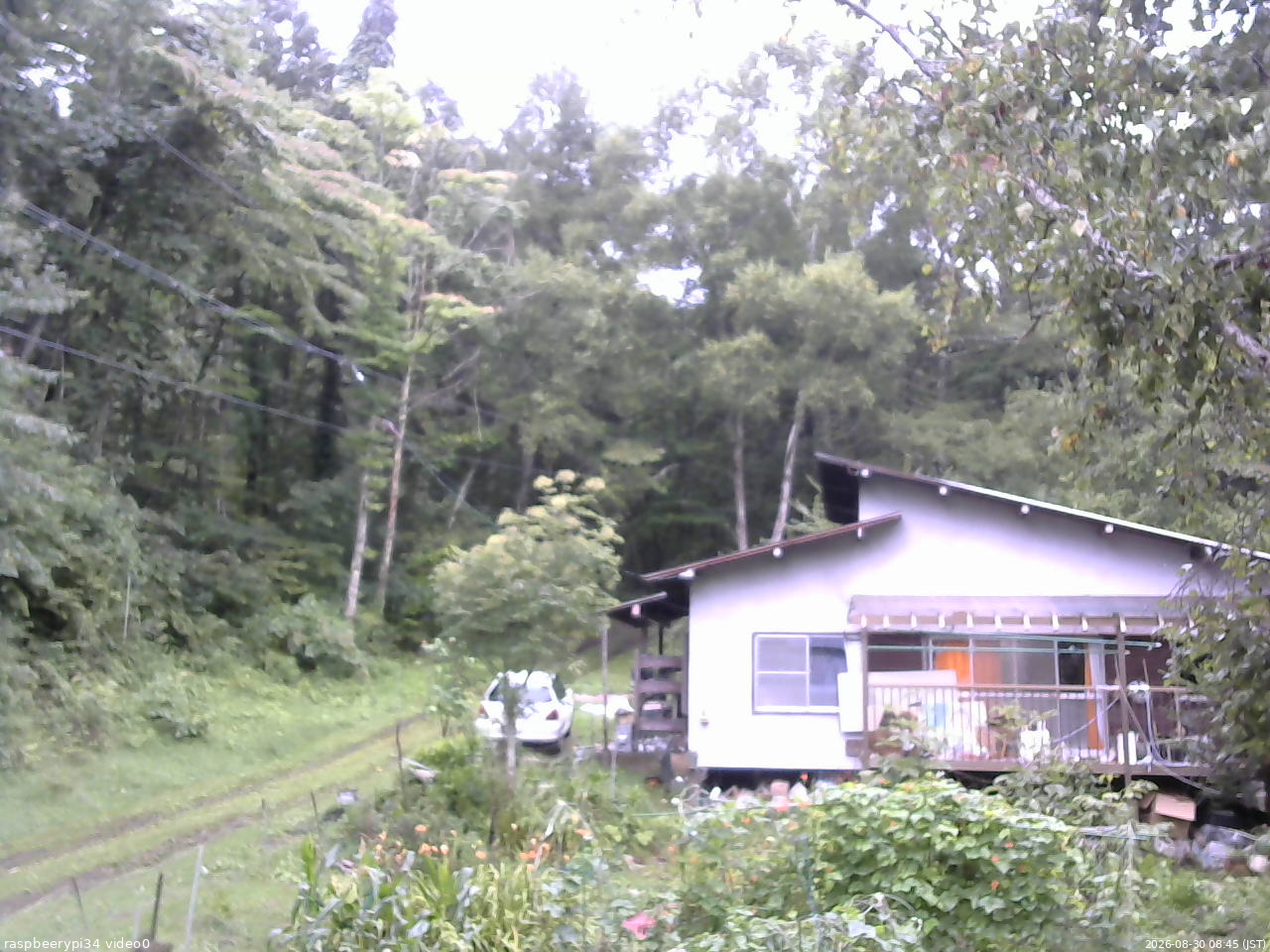 長野県菅平高原 ゆたか山荘 西側(坂上) 2026/08/30 08:45