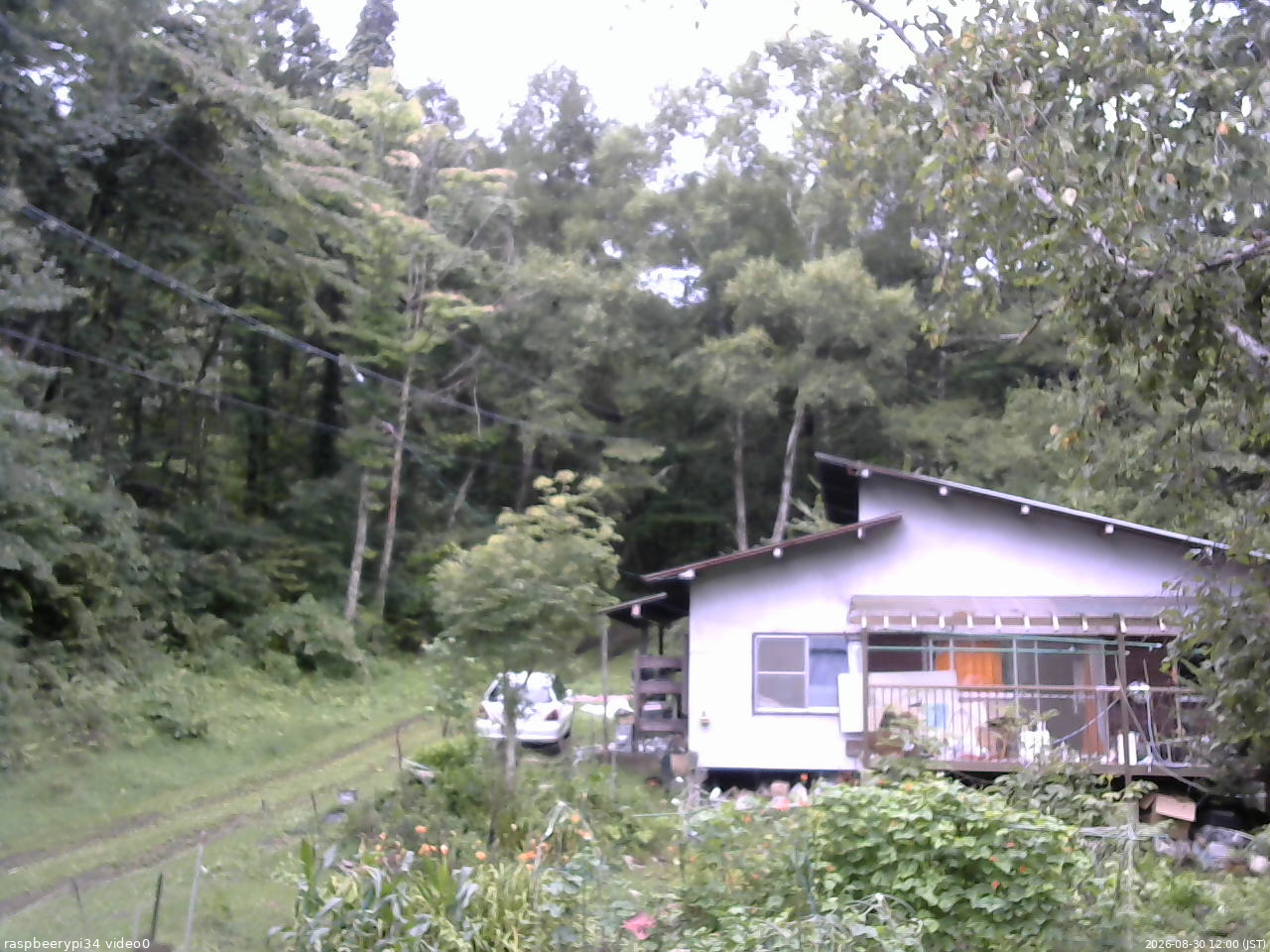 長野県菅平高原 ゆたか山荘 西側(坂上) 2026/08/30 12:00