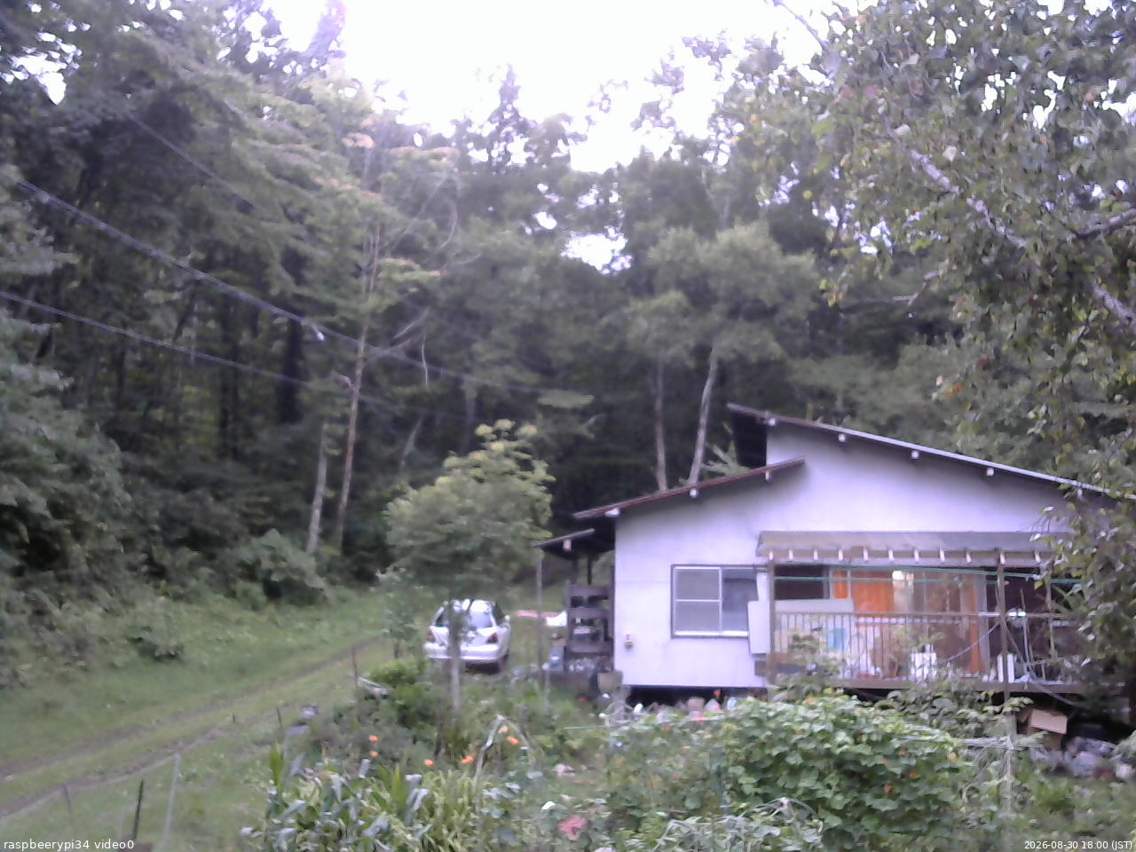 長野県菅平高原 ゆたか山荘 西側(坂上) 2026/08/30 18:00