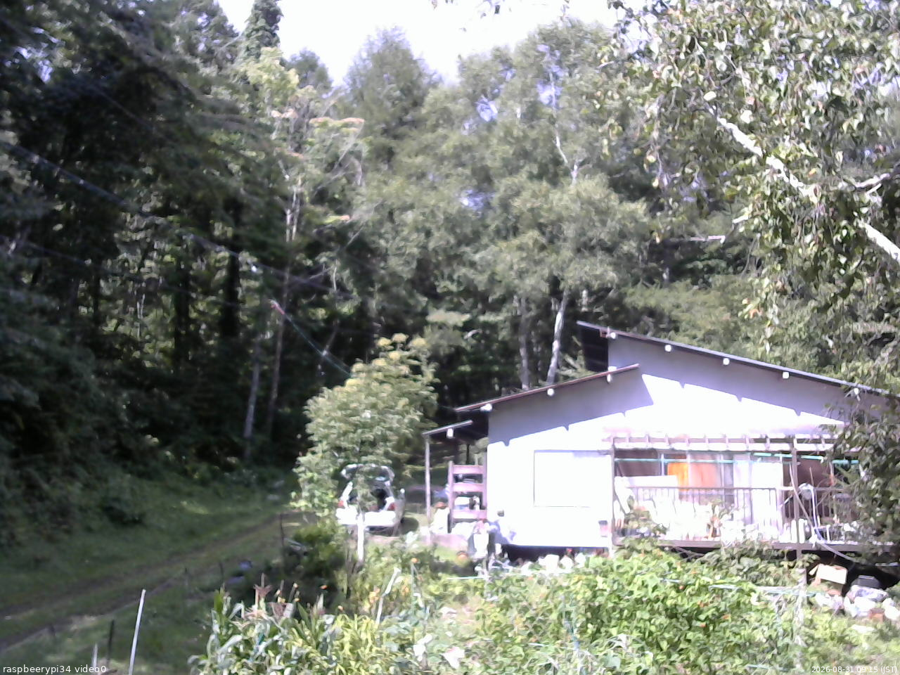 長野県菅平高原 ゆたか山荘 西側(坂上) 2026/08/31 09:15