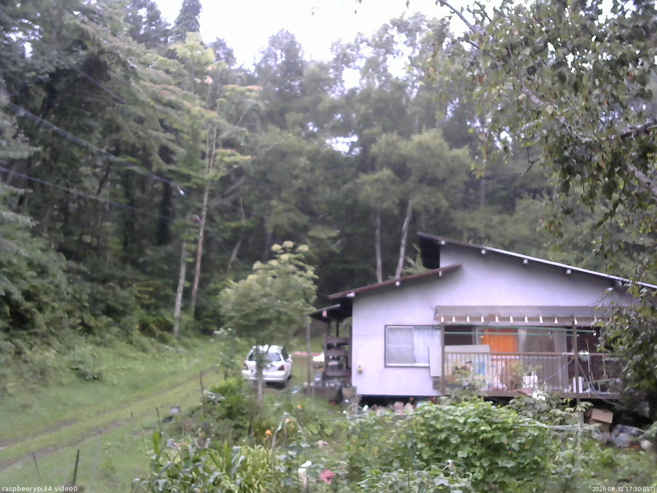長野県菅平高原 ゆたか山荘 西側(坂上) 2026/08/31 17:30