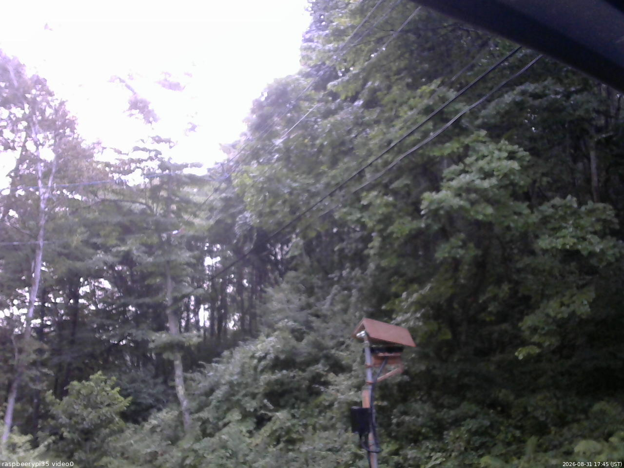 長野県菅平高原 ゆたか山荘 温度計 2026/08/31 17:45