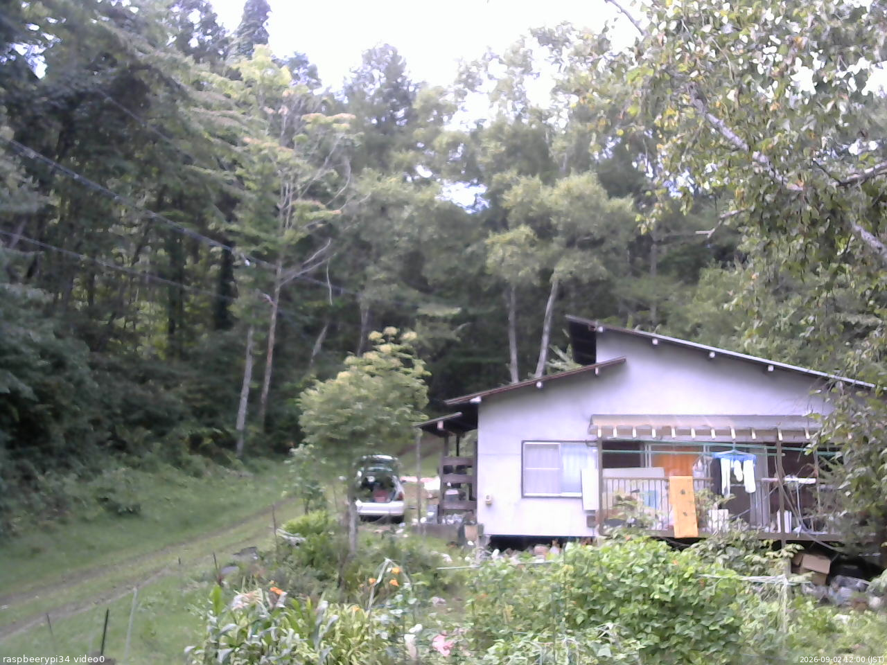 長野県菅平高原 ゆたか山荘 西側(坂上) 2026/09/02 12:00