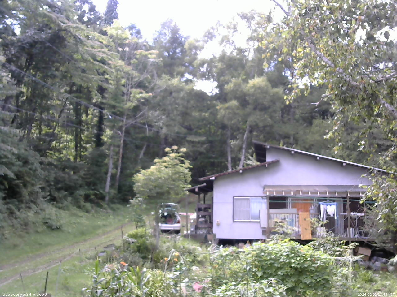 長野県菅平高原 ゆたか山荘 西側(坂上) 2026/09/02 13:45