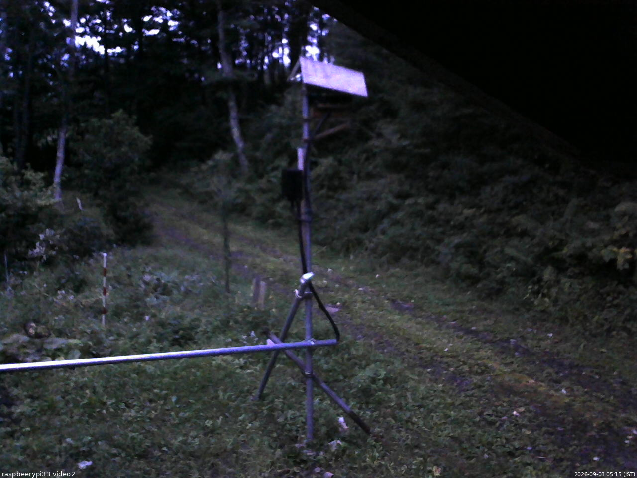長野県菅平高原 ゆたか山荘 南側 2026/09/03 05:15