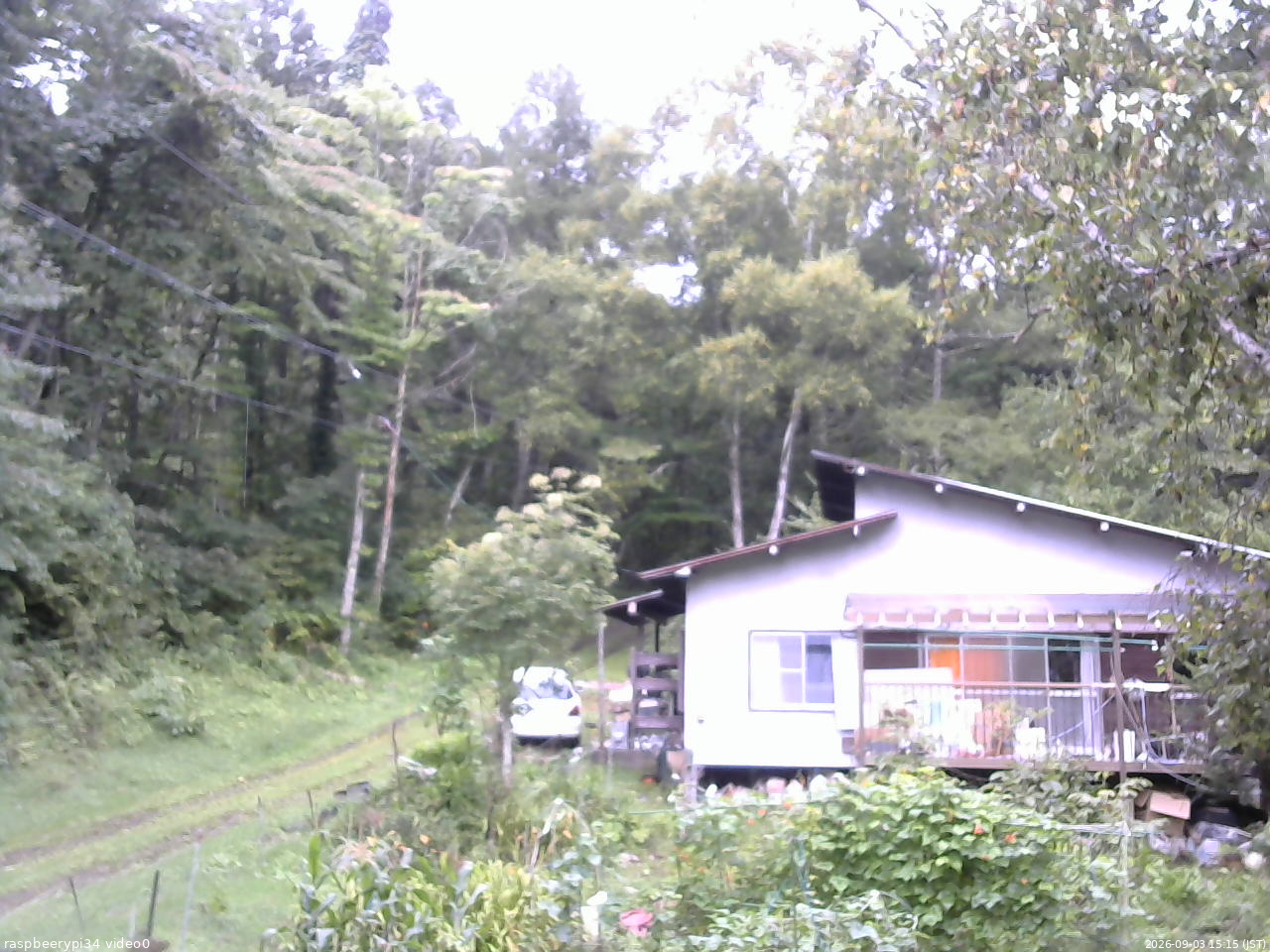 長野県菅平高原 ゆたか山荘 西側(坂上) 2026/09/03 15:15