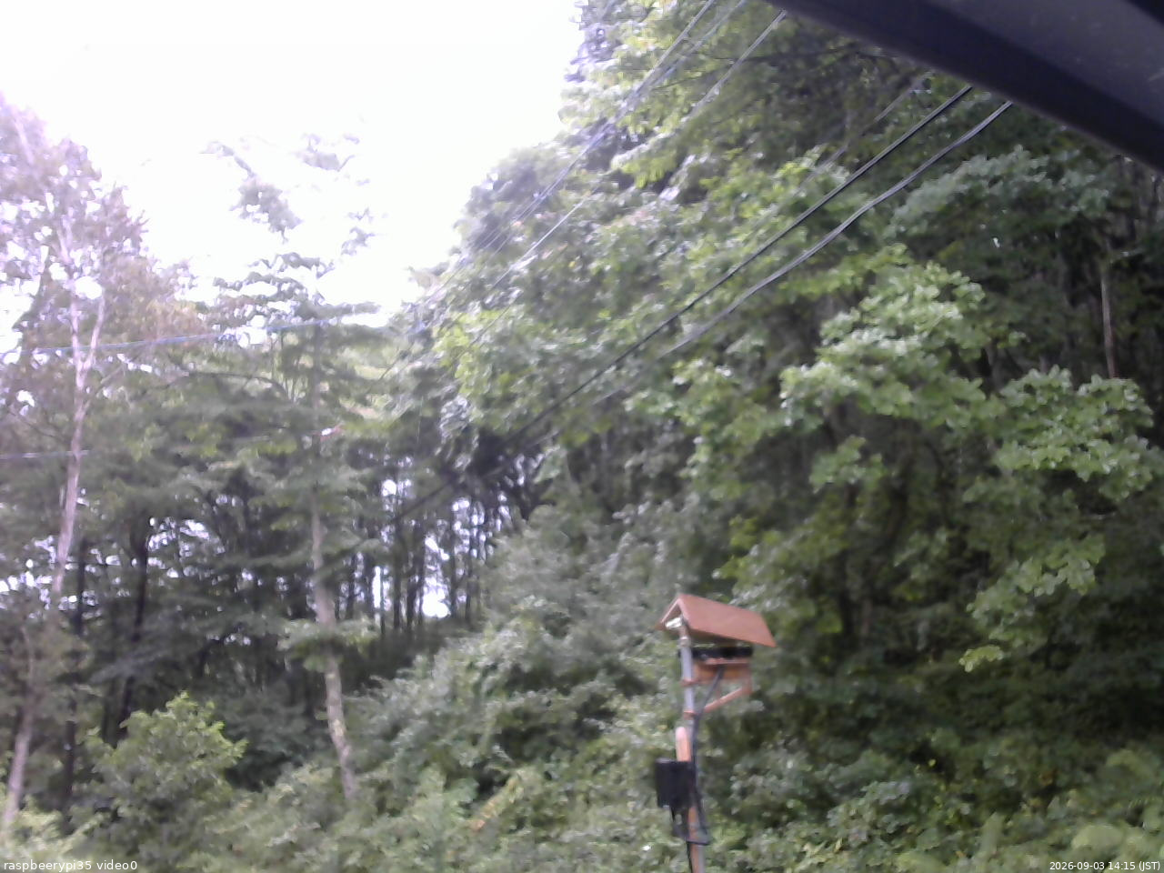 長野県菅平高原 ゆたか山荘 温度計 2026/09/03 14:15