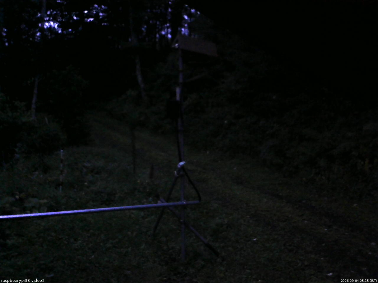 長野県菅平高原 ゆたか山荘 南側 2026/09/04 05:15