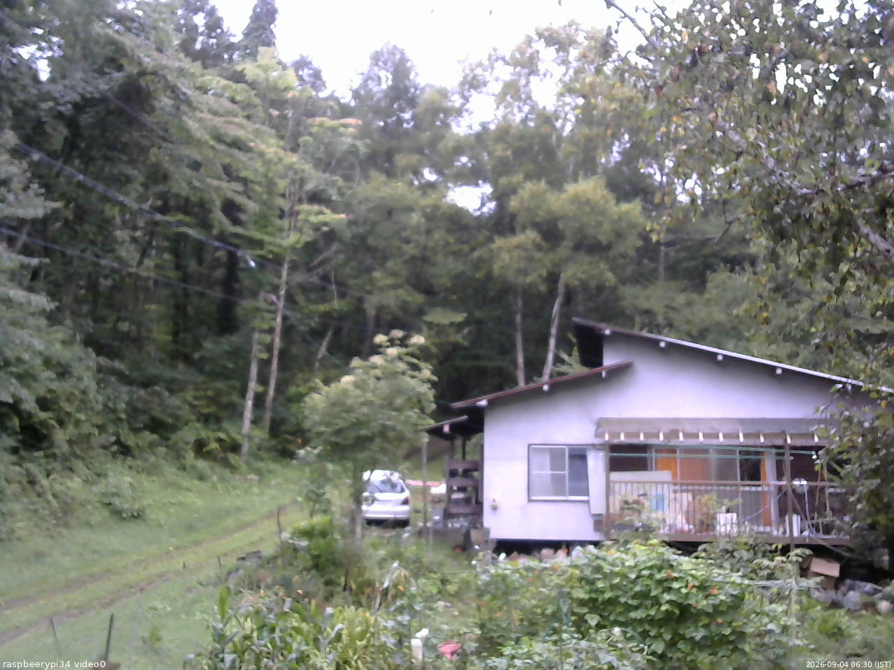 長野県菅平高原 ゆたか山荘 西側(坂上) 2026/09/04 06:30