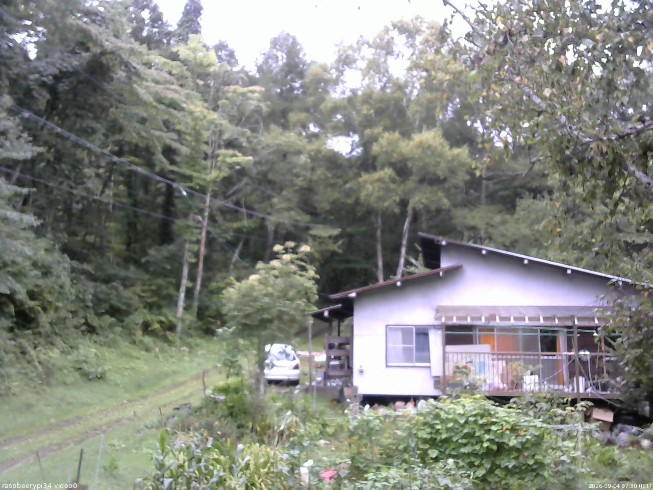 長野県菅平高原 ゆたか山荘 西側(坂上) 2026/09/04 07:30