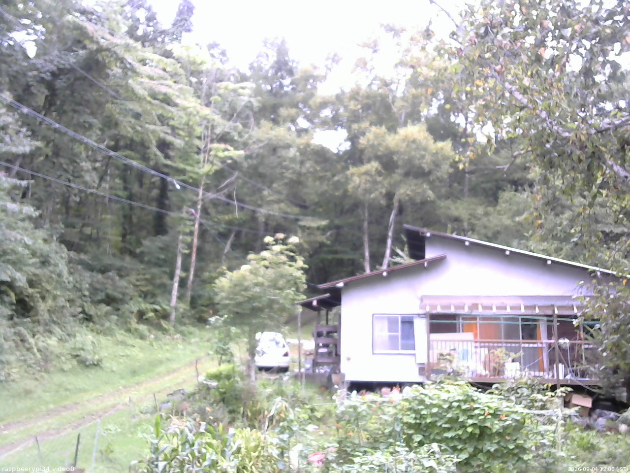 長野県菅平高原 ゆたか山荘 西側(坂上) 2026/09/04 12:00