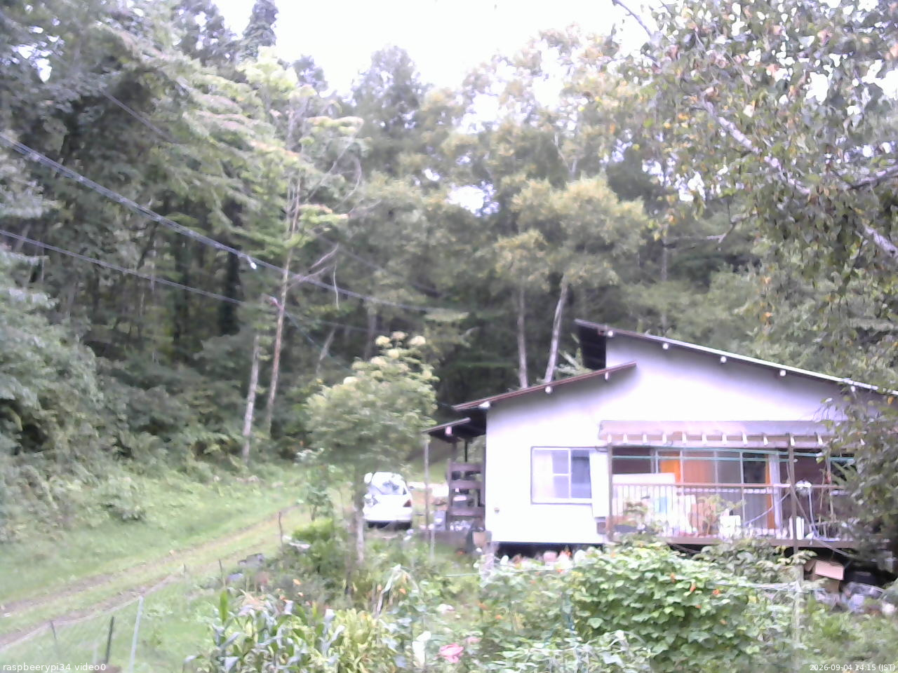 長野県菅平高原 ゆたか山荘 西側(坂上) 2026/09/04 14:15