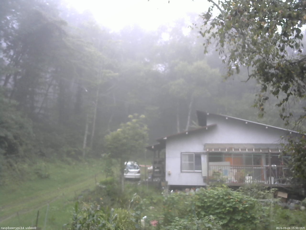 長野県菅平高原 ゆたか山荘 西側(坂上) 2026/09/04 15:30