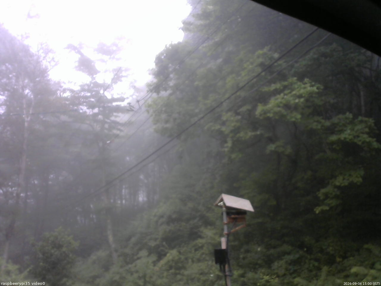 長野県菅平高原 ゆたか山荘 温度計 2026/09/04 15:00