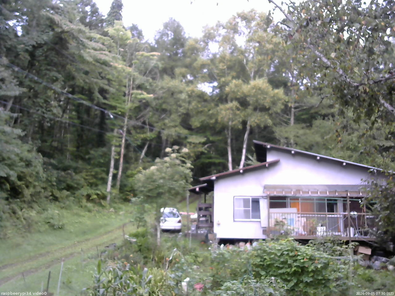 長野県菅平高原 ゆたか山荘 西側(坂上) 2026/09/05 07:30