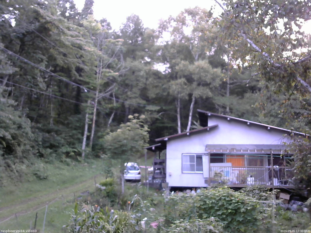 長野県菅平高原 ゆたか山荘 西側(坂上) 2026/09/05 17:30