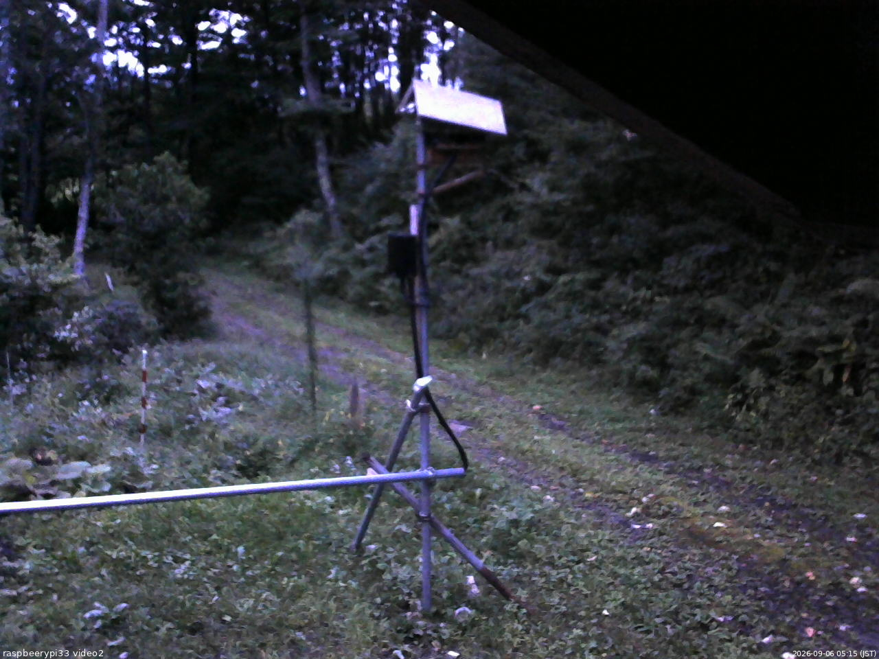 長野県菅平高原 ゆたか山荘 南側 2026/09/06 05:15