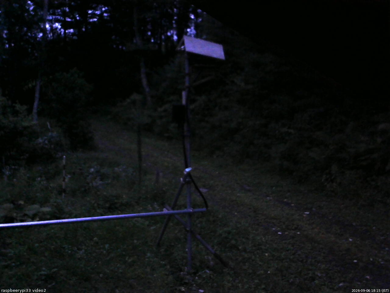 長野県菅平高原 ゆたか山荘 南側 2026/09/06 18:15