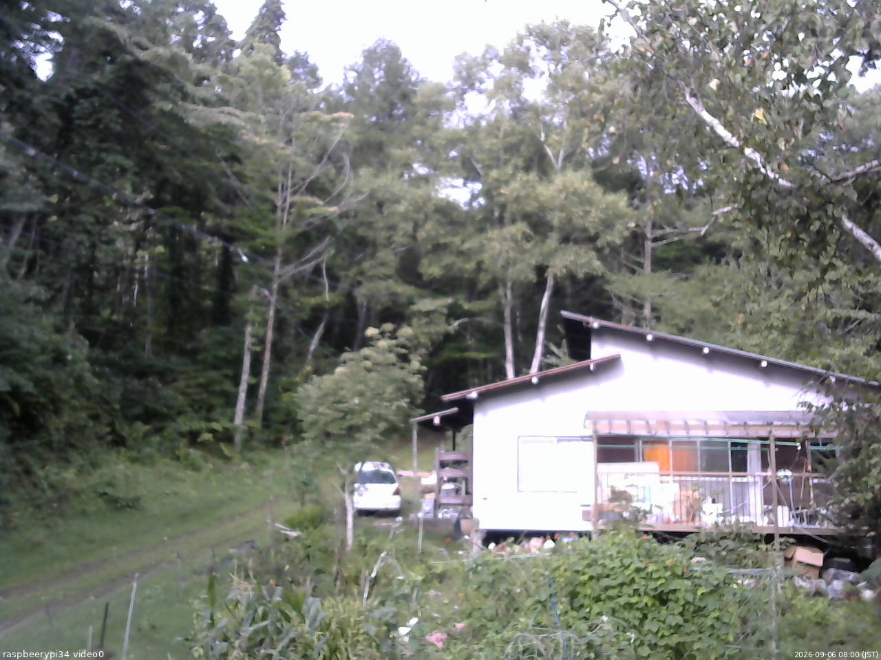 長野県菅平高原 ゆたか山荘 西側(坂上) 2026/09/06 08:00