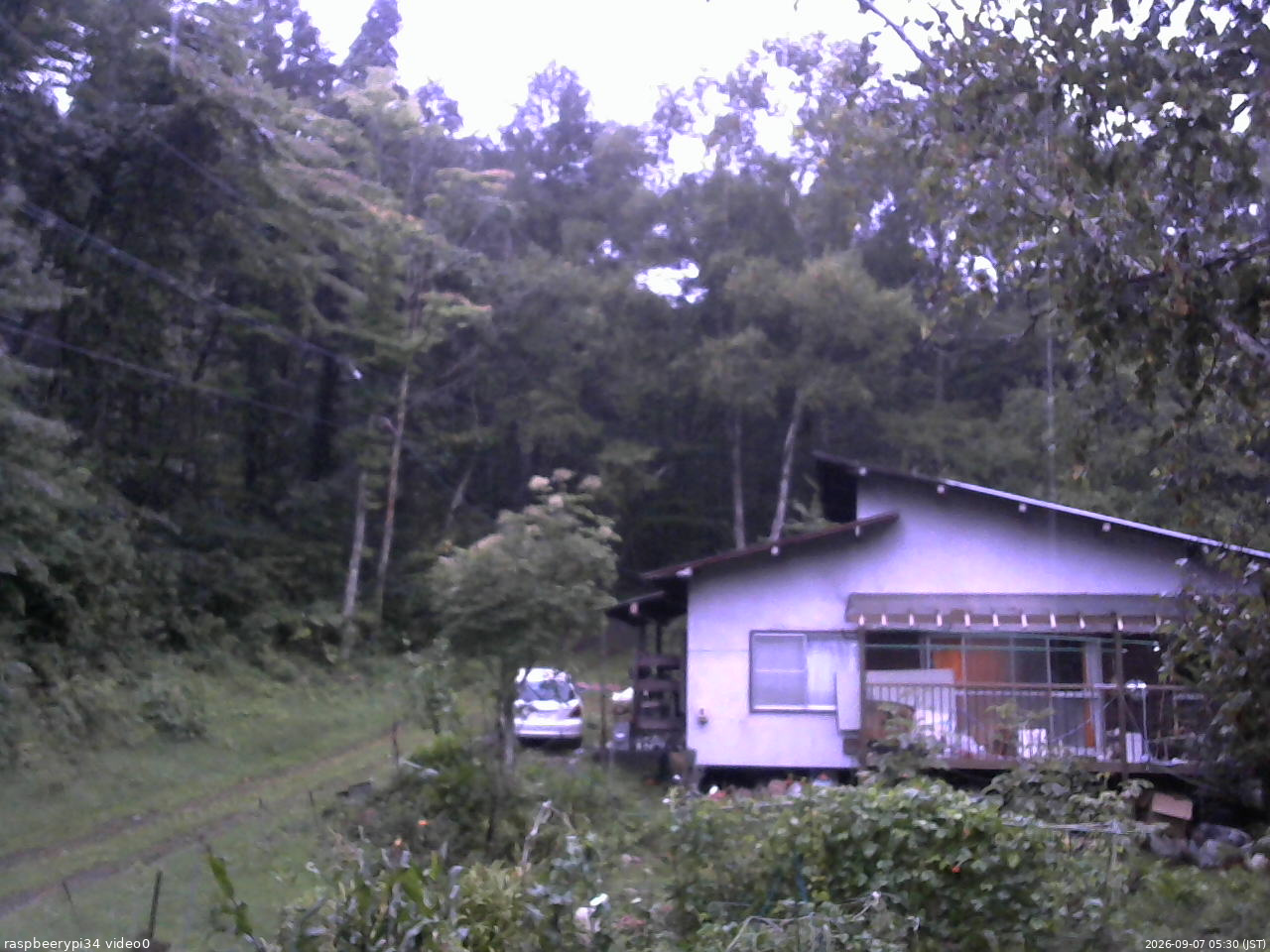 長野県菅平高原 ゆたか山荘 西側(坂上) 2026/09/07 05:30