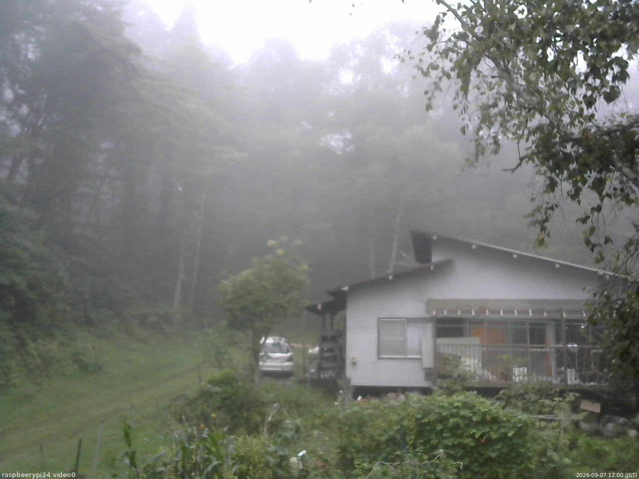 長野県菅平高原 ゆたか山荘 西側(坂上) 2026/09/07 12:00