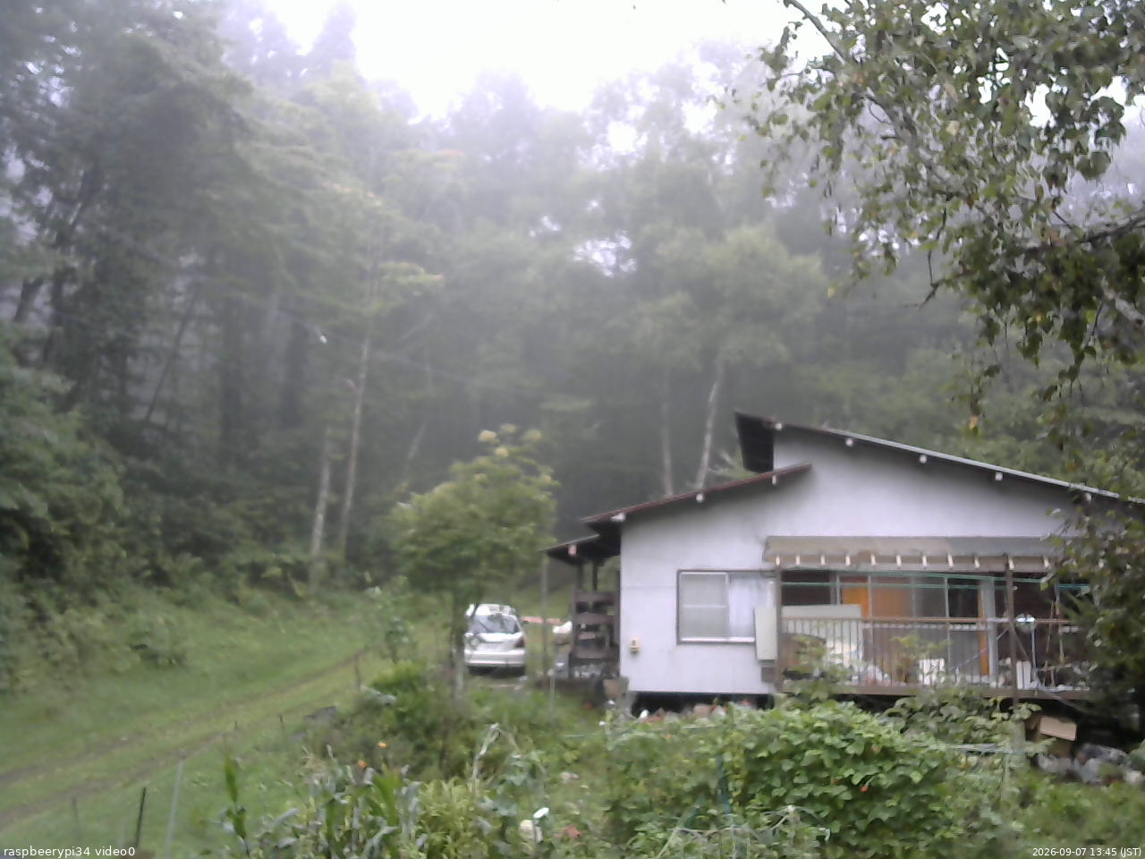 長野県菅平高原 ゆたか山荘 西側(坂上) 2026/09/07 13:45