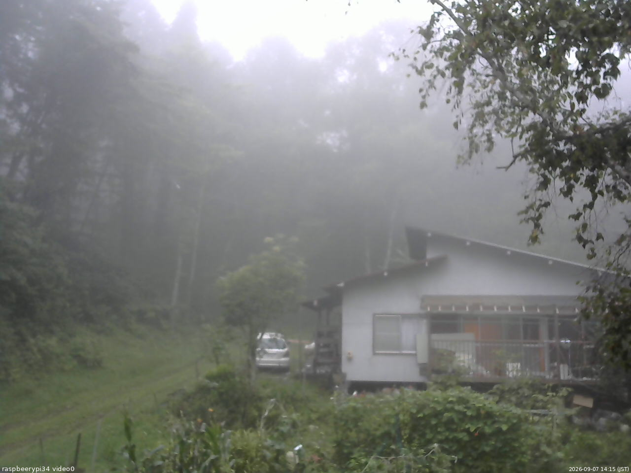 長野県菅平高原 ゆたか山荘 西側(坂上) 2026/09/07 14:15