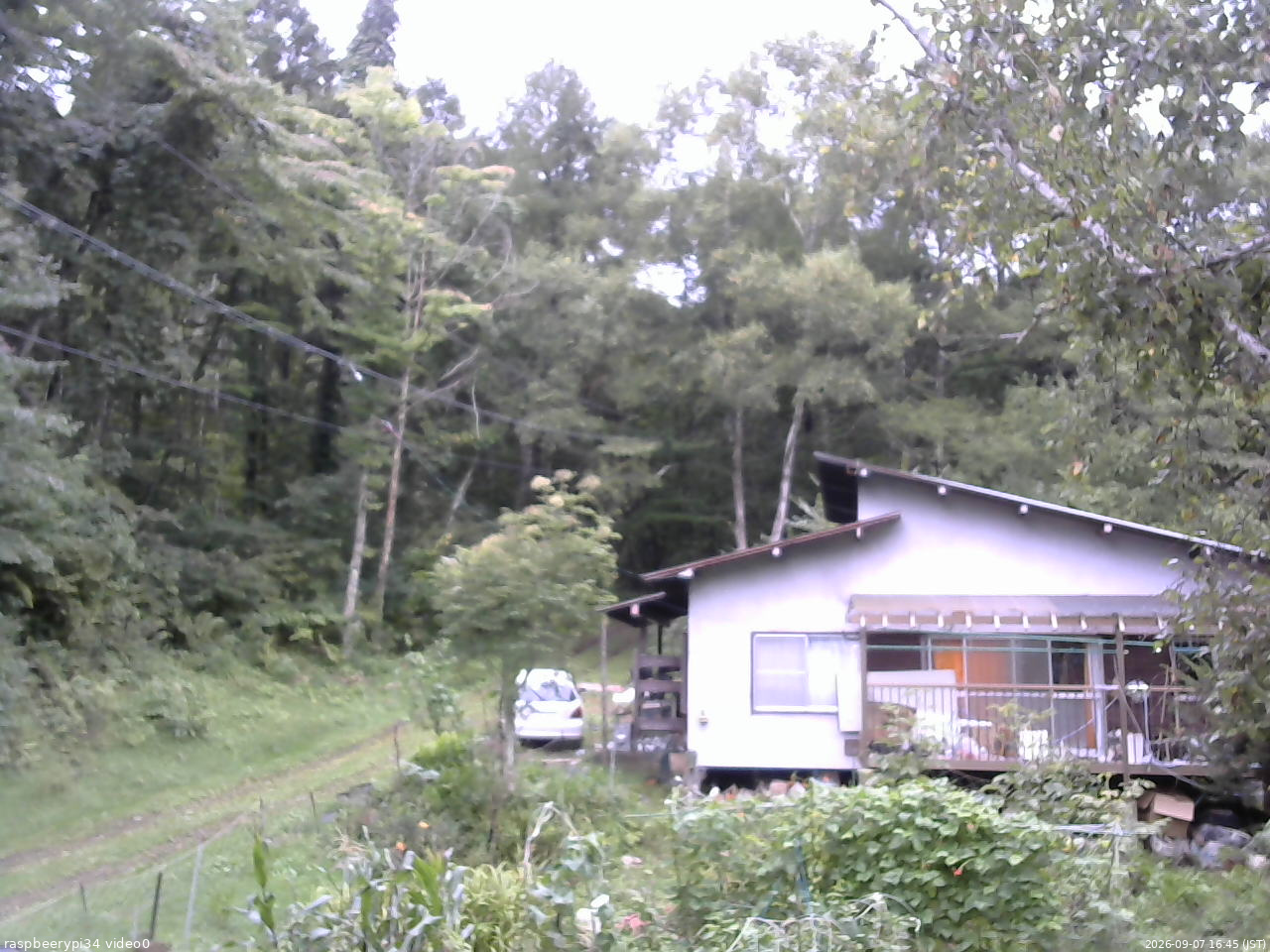 長野県菅平高原 ゆたか山荘 西側(坂上) 2026/09/07 16:45