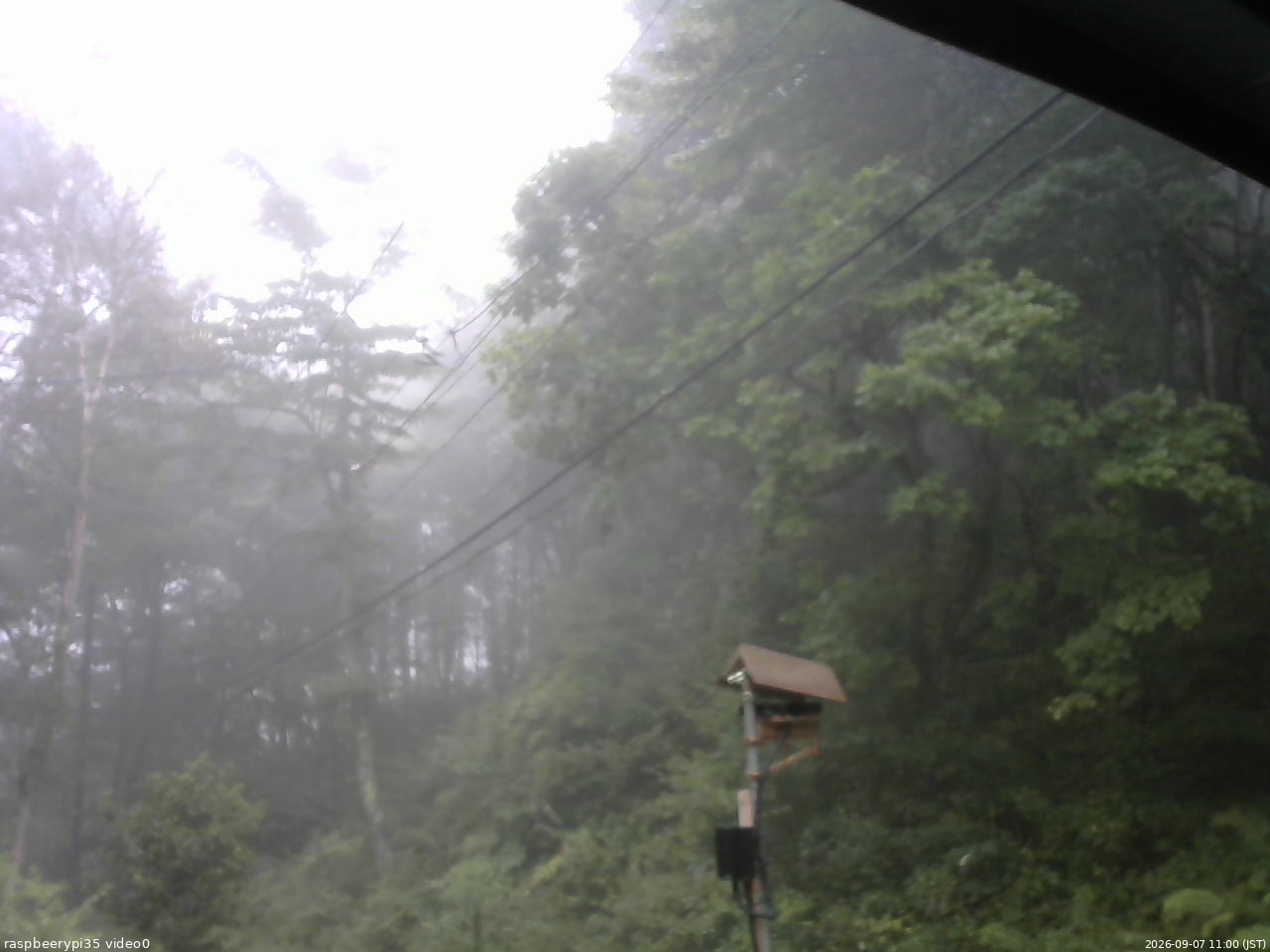 長野県菅平高原 ゆたか山荘 温度計 2026/09/07 11:00
