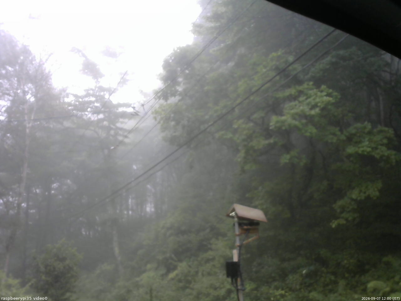長野県菅平高原 ゆたか山荘 温度計 2026/09/07 12:00