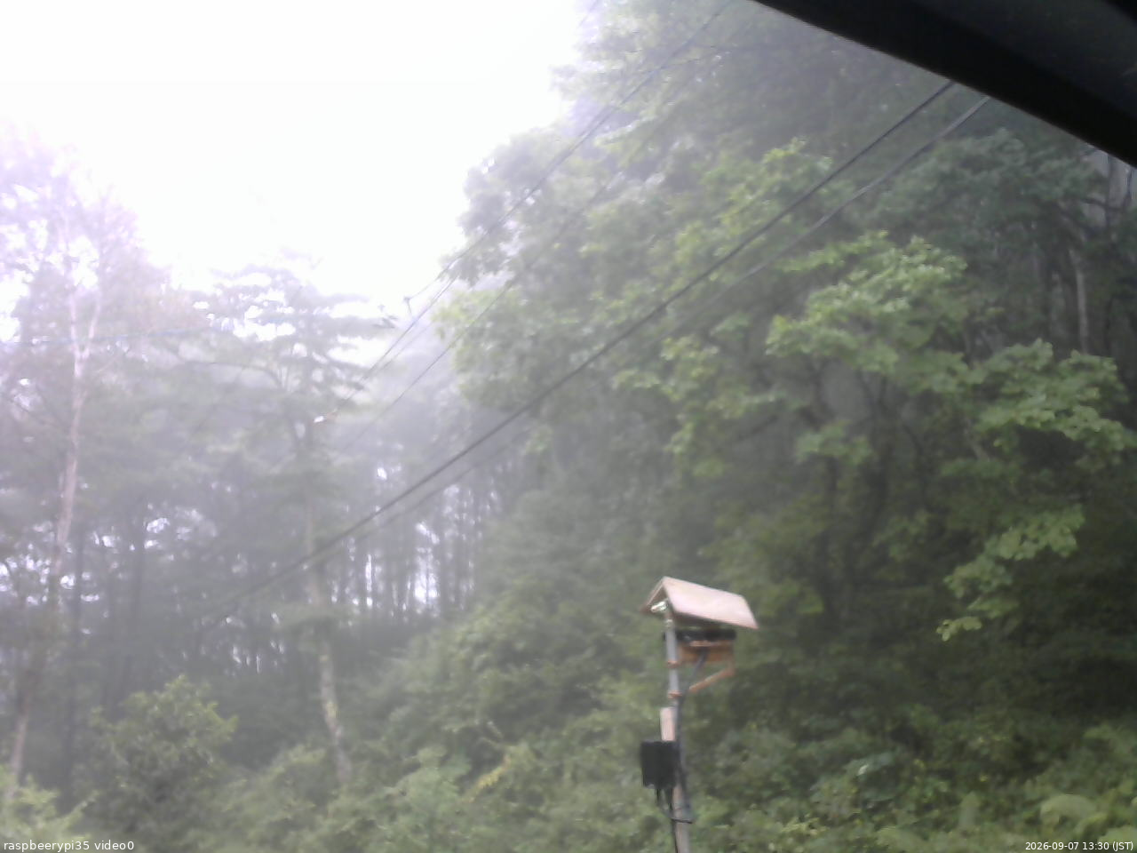 長野県菅平高原 ゆたか山荘 温度計 2026/09/07 13:30