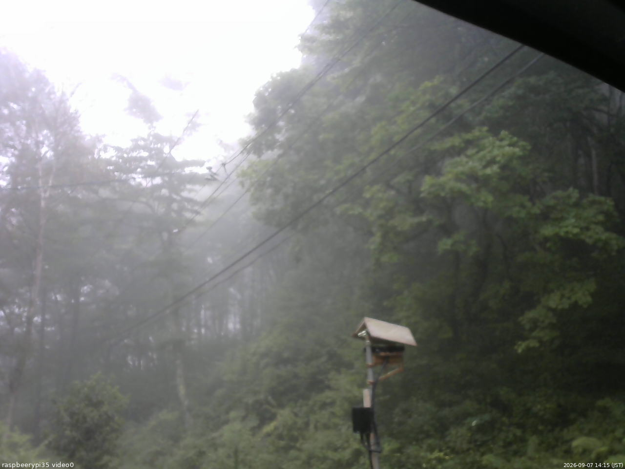 長野県菅平高原 ゆたか山荘 温度計 2026/09/07 14:15