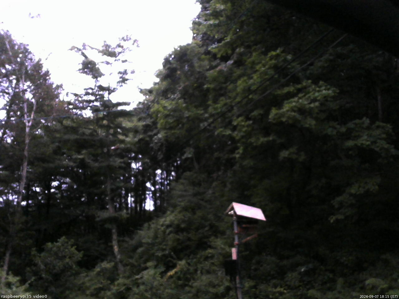 長野県菅平高原 ゆたか山荘 温度計 2026/09/07 18:15