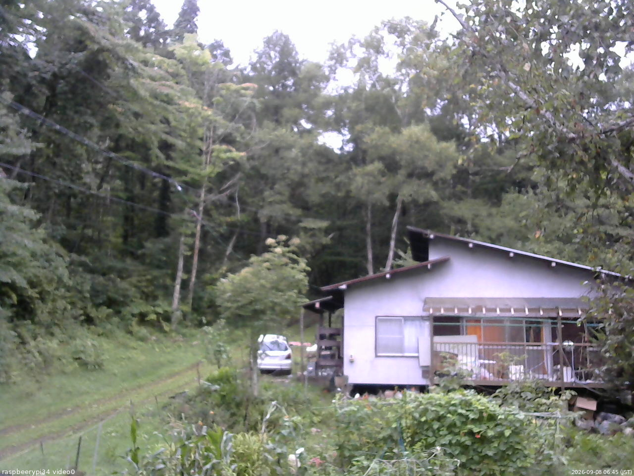 長野県菅平高原 ゆたか山荘 西側(坂上) 2026/09/08 06:45