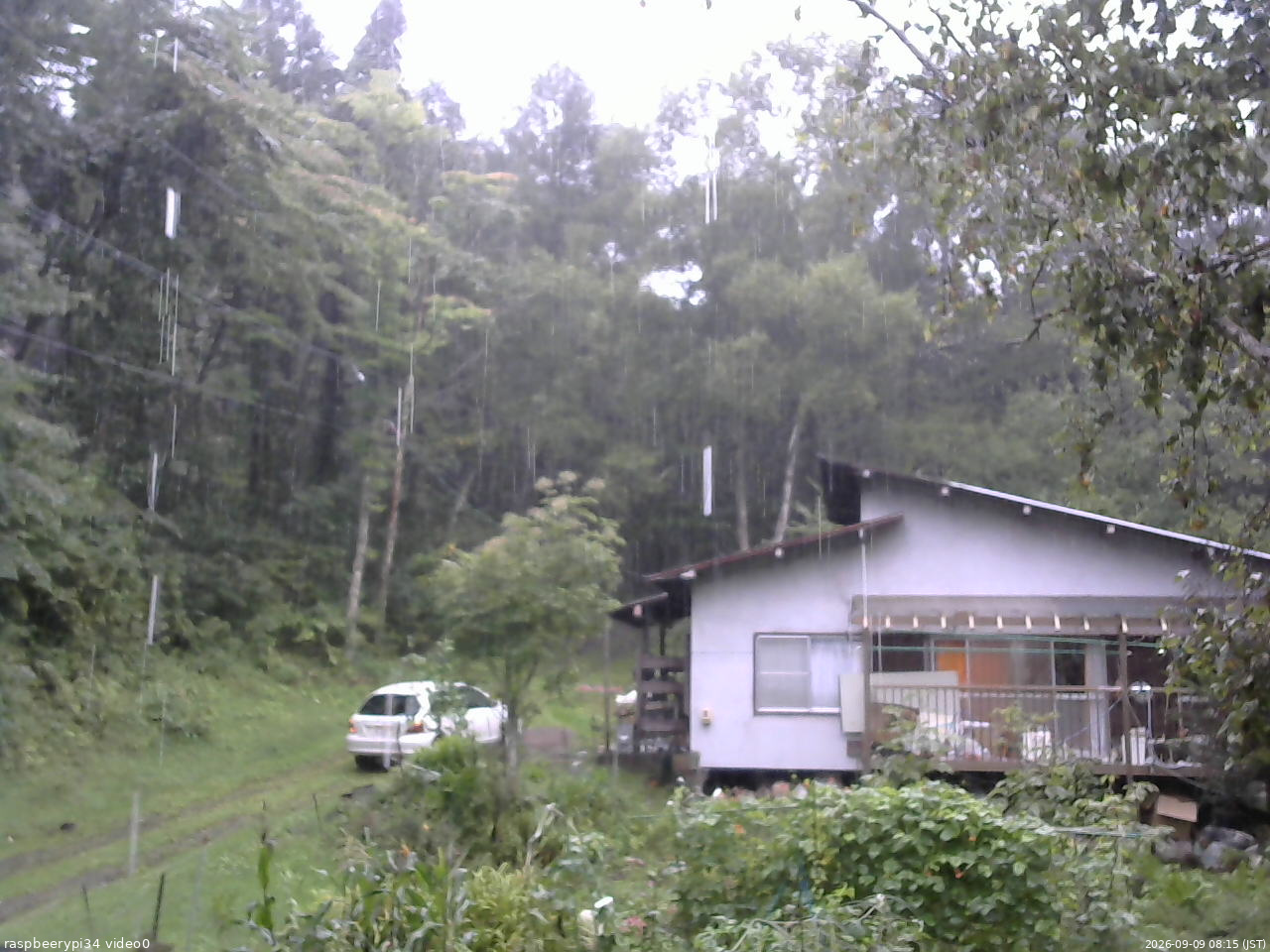 長野県菅平高原 ゆたか山荘 西側(坂上) 2026/09/09 08:15