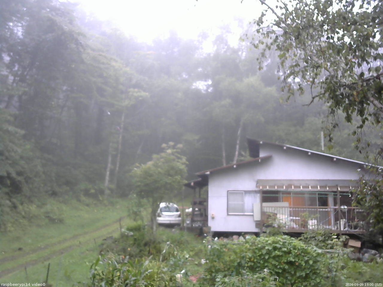 長野県菅平高原 ゆたか山荘 西側(坂上) 2026/09/09 13:00