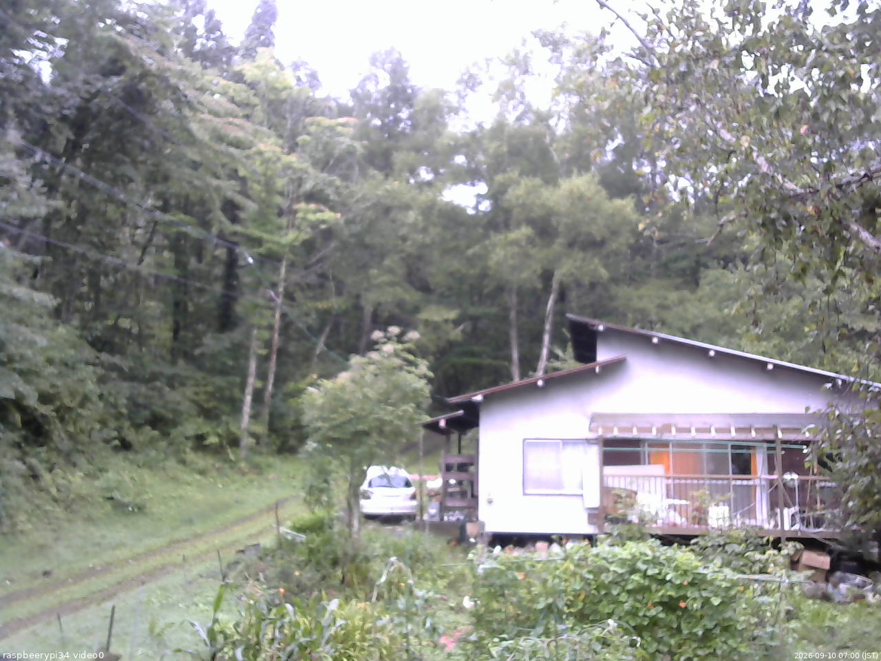 長野県菅平高原 ゆたか山荘 西側(坂上) 2026/09/10 07:00