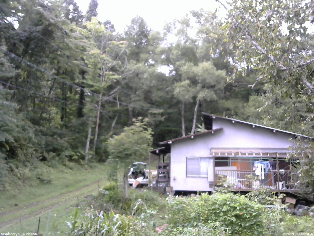長野県菅平高原 ゆたか山荘 西側(坂上) 2026/09/10 12:00