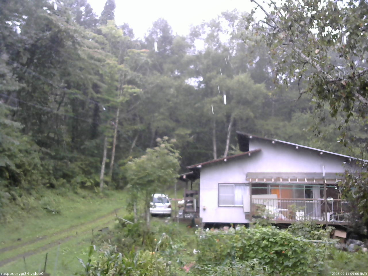 長野県菅平高原 ゆたか山荘 西側(坂上) 2026/09/11 09:00