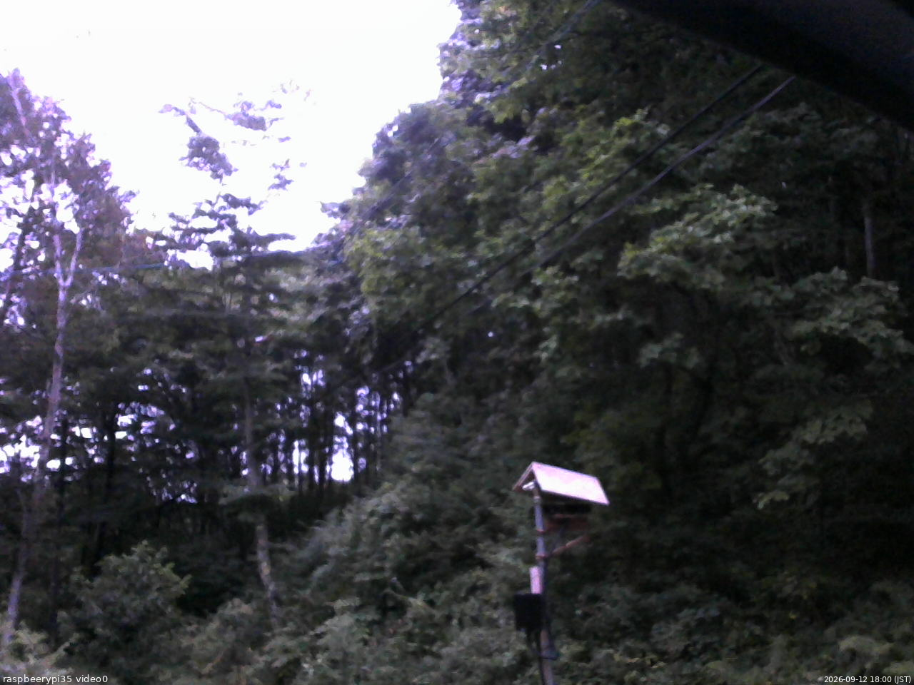 長野県菅平高原 ゆたか山荘 温度計 2026/09/12 18:00