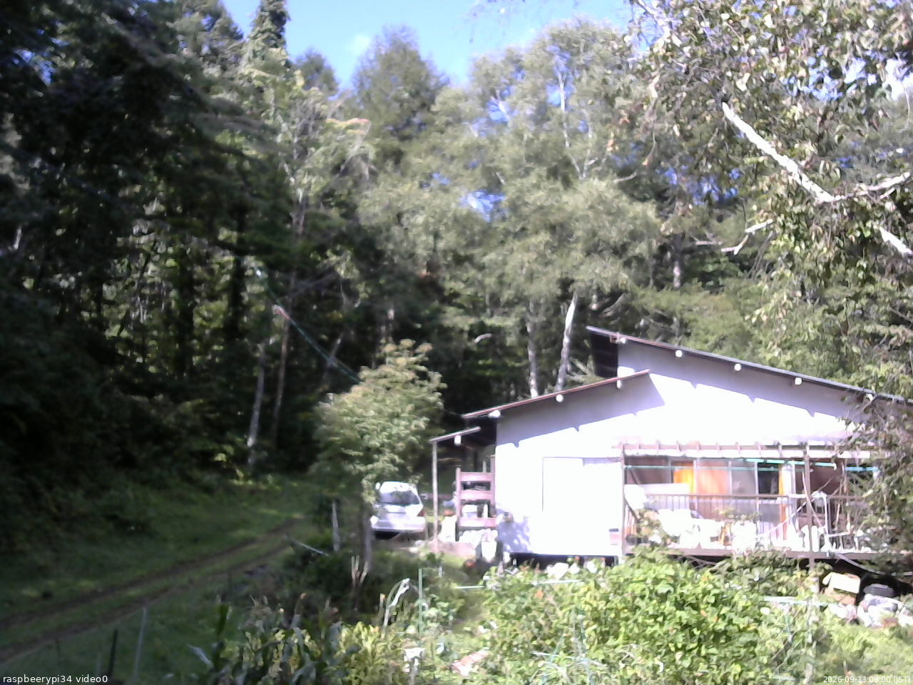 長野県菅平高原 ゆたか山荘 西側(坂上) 2026/09/13 09:00