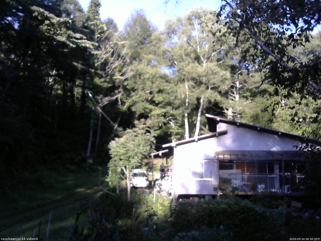 長野県菅平高原 ゆたか山荘 西側(坂上) 2026/09/14 06:30