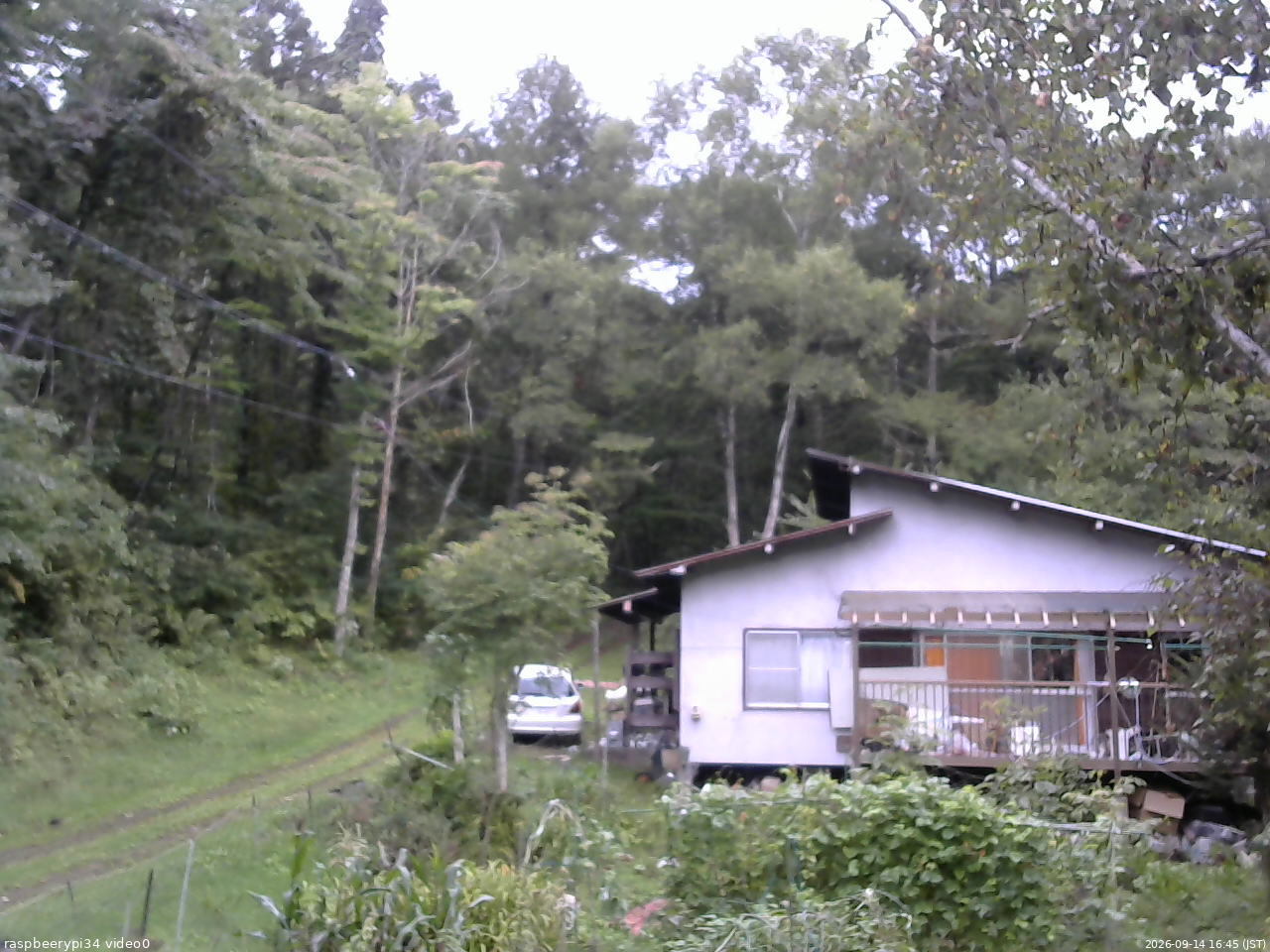 長野県菅平高原 ゆたか山荘 西側(坂上) 2026/09/14 16:45