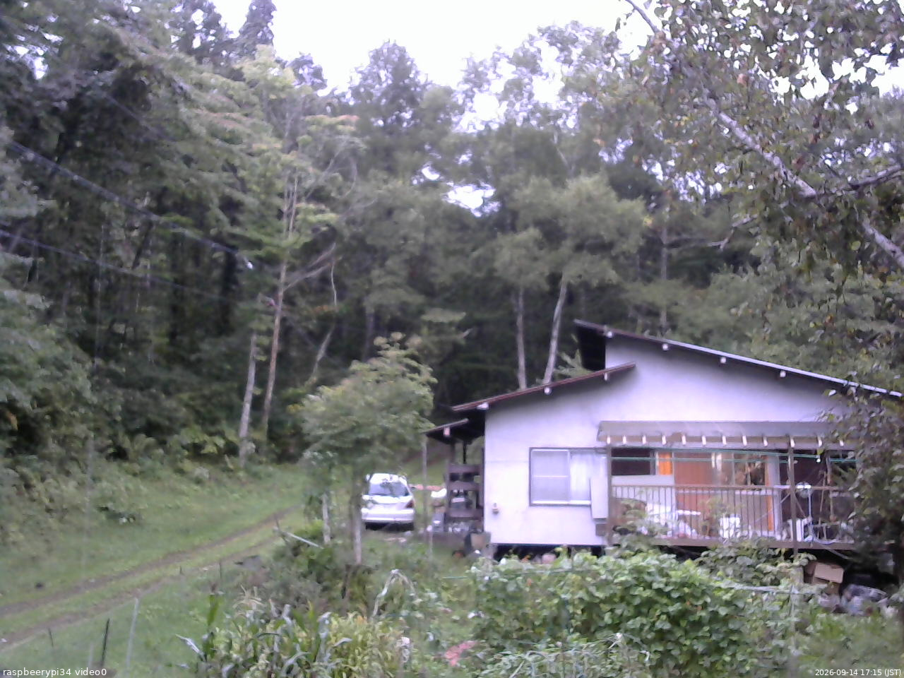 長野県菅平高原 ゆたか山荘 西側(坂上) 2026/09/14 17:15