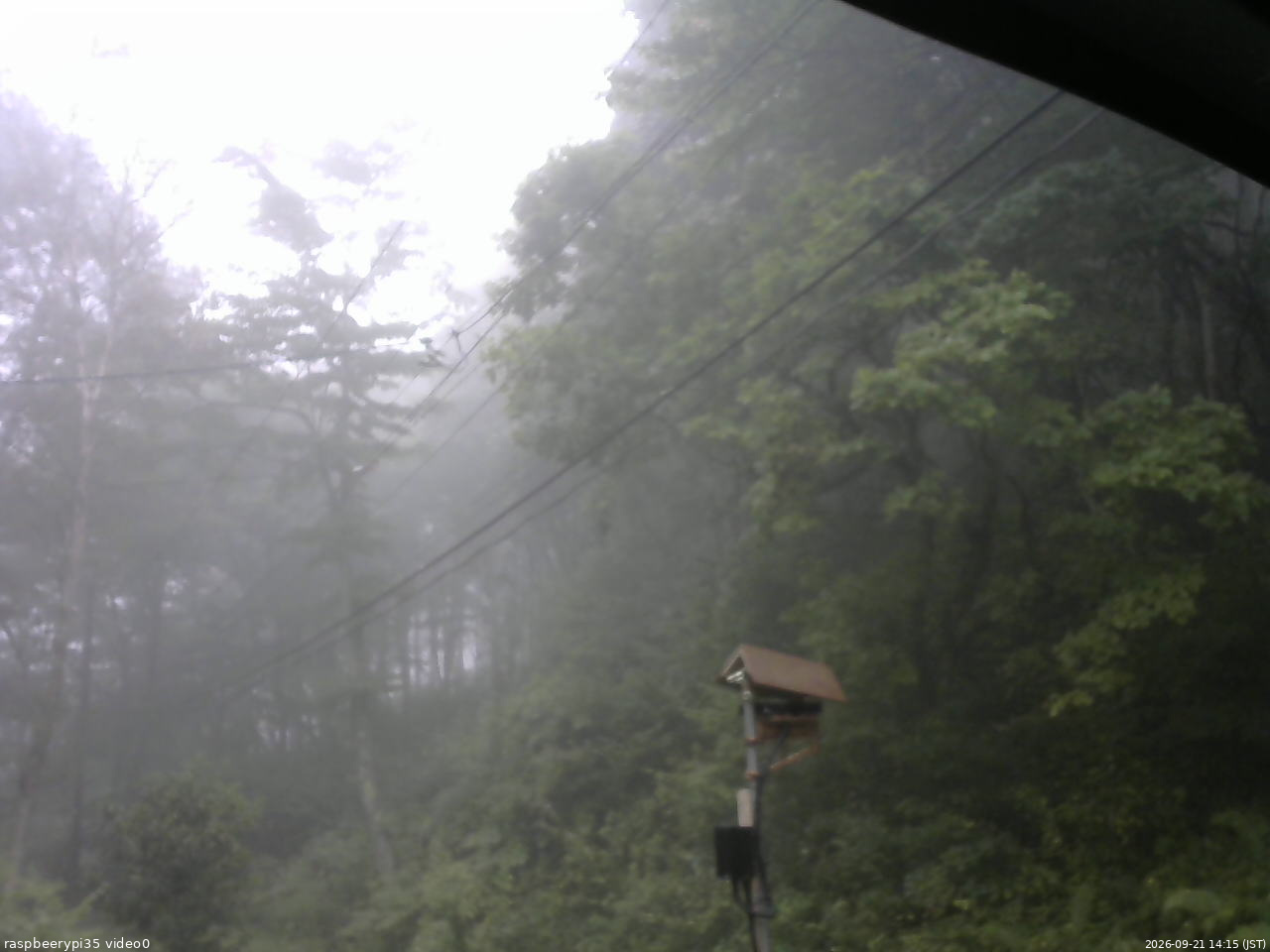 長野県菅平高原 ゆたか山荘 温度計 2026/09/21 14:15