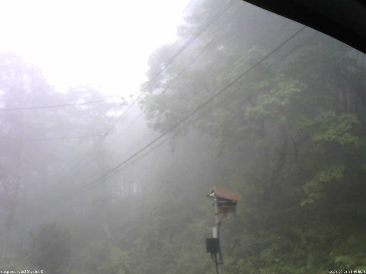 長野県菅平高原 ゆたか山荘 温度計 2026/09/21 14:45