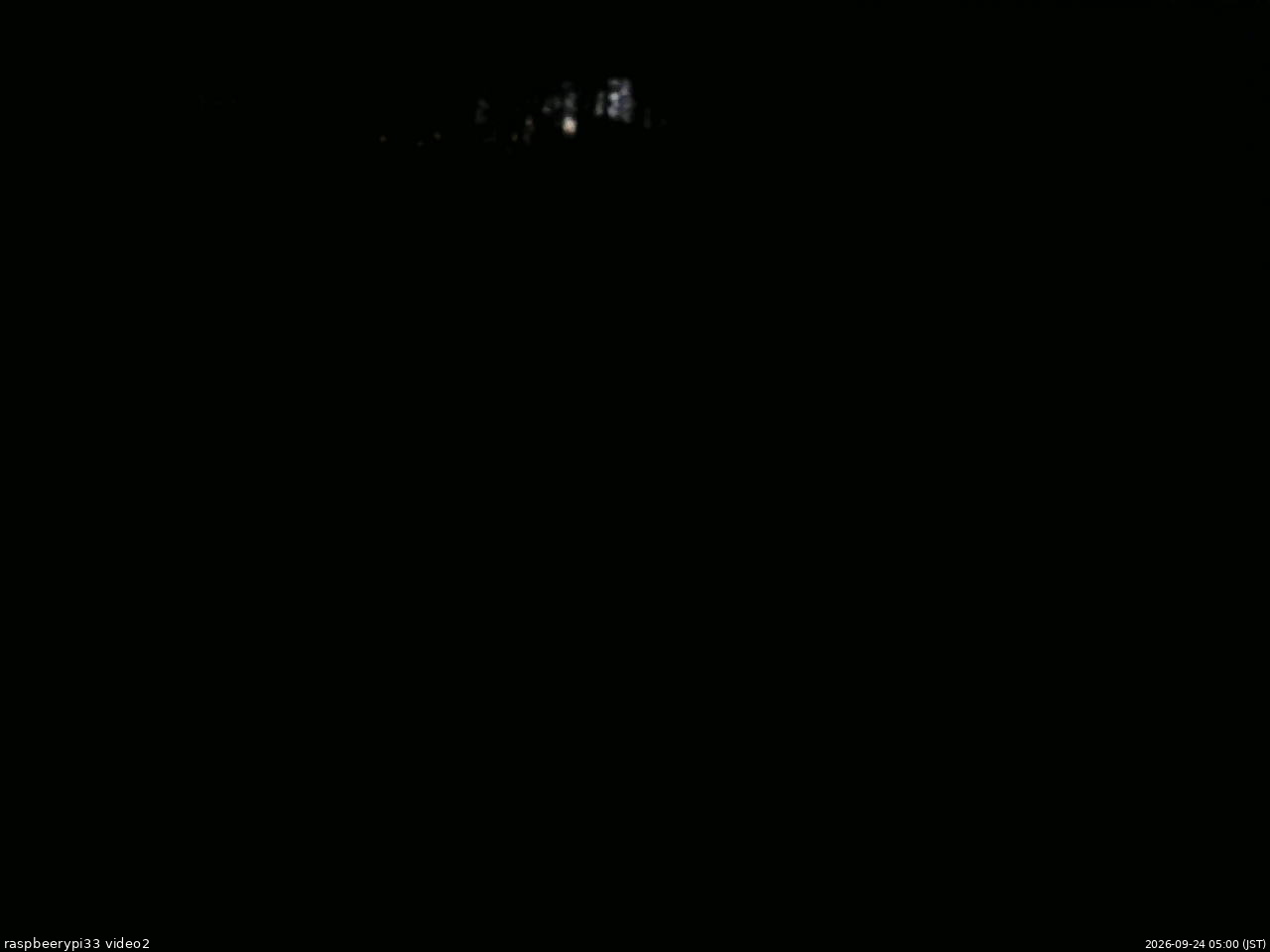 長野県菅平高原 ゆたか山荘 南側 2026/09/24 05:00
