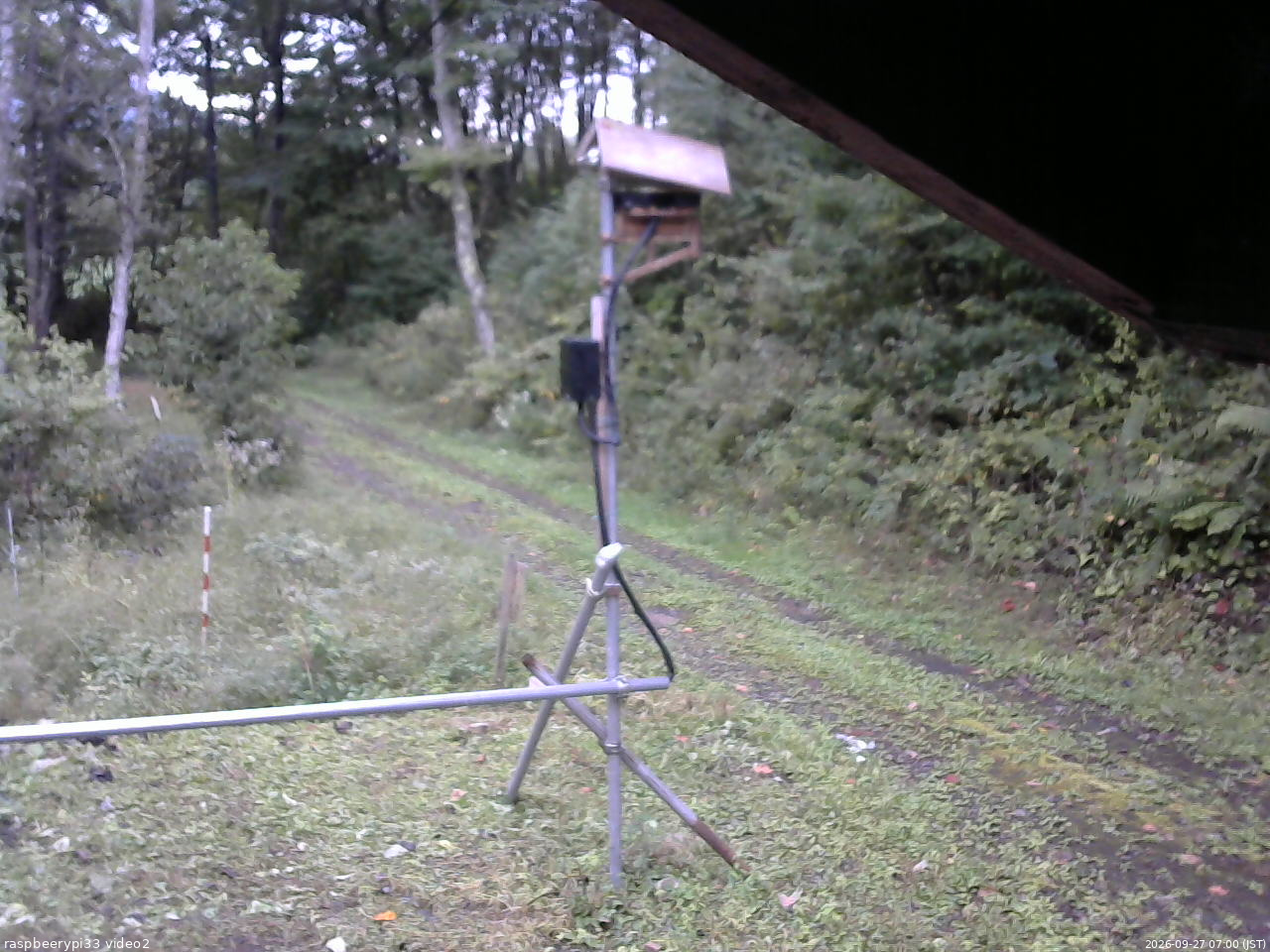 長野県菅平高原 ゆたか山荘 南側 2026/09/27 07:00