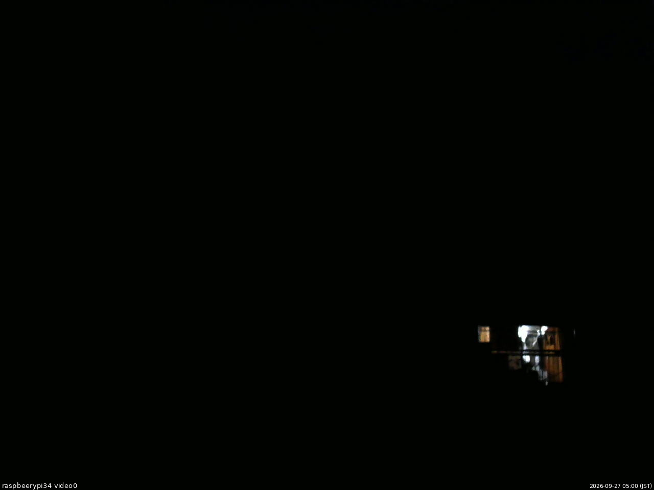 長野県菅平高原 ゆたか山荘 西側(坂上) 2026/09/27 05:00
